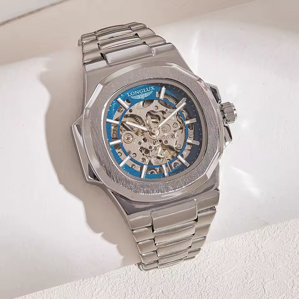 Orologio Automatico Vetro Doppio Uomo