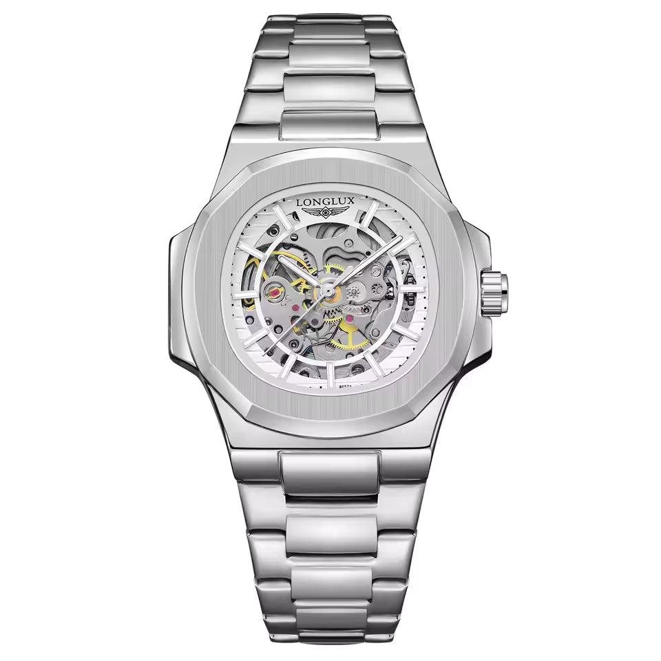 Orologio Automatico Vetro Doppio Uomo